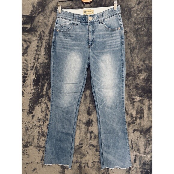 Democracy Denim - Democracy Ab Technology Bootcut Jeans Sz 8 Blue Light Wash Y2K Stretch